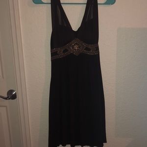 Brown cocktail dress
